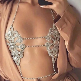 Rhinestone Body Chain Halskjeder