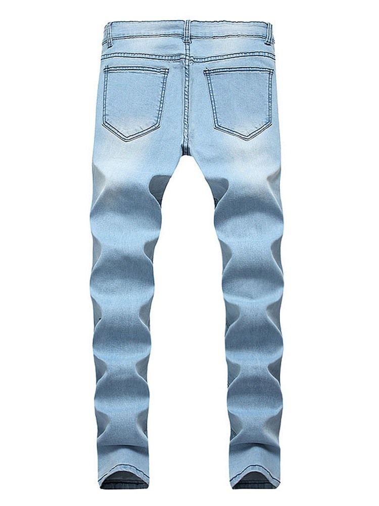 Hull Midje Glidelås Uformelle Jeans