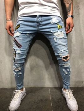 Hull Midje Glidelås Uformelle Jeans