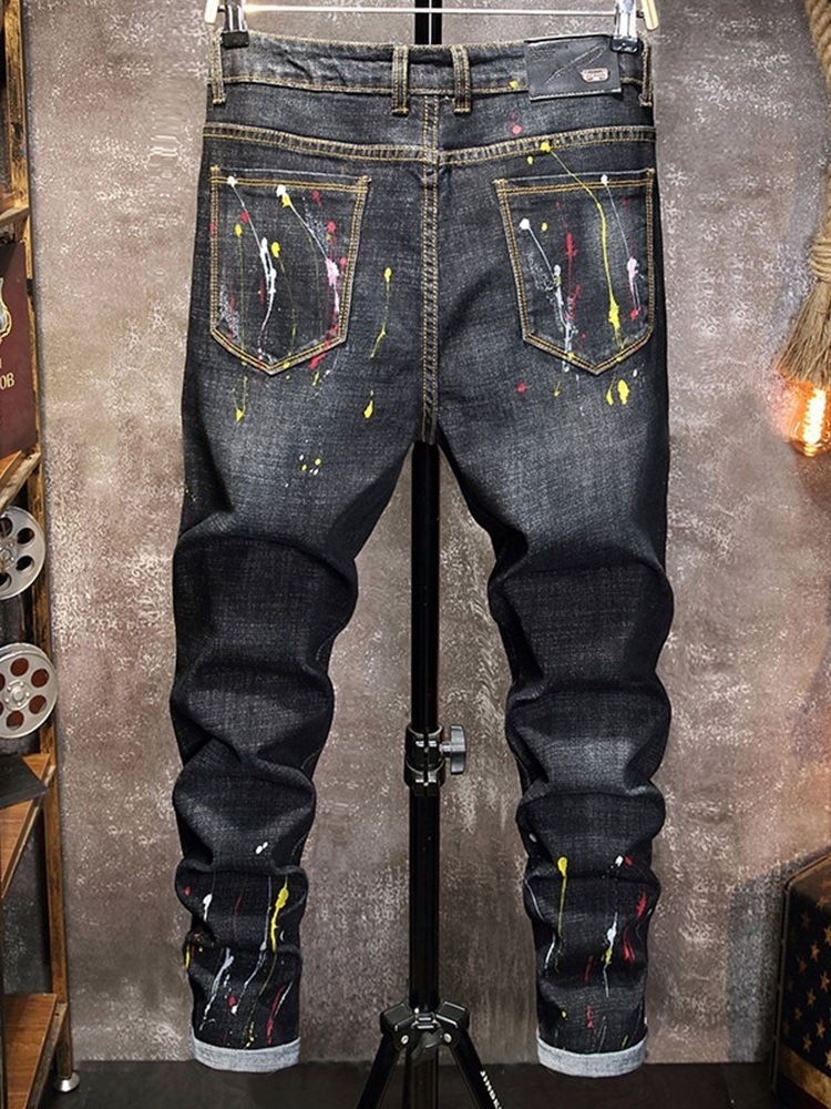 Hull Rett Midje Uformelle Jeans