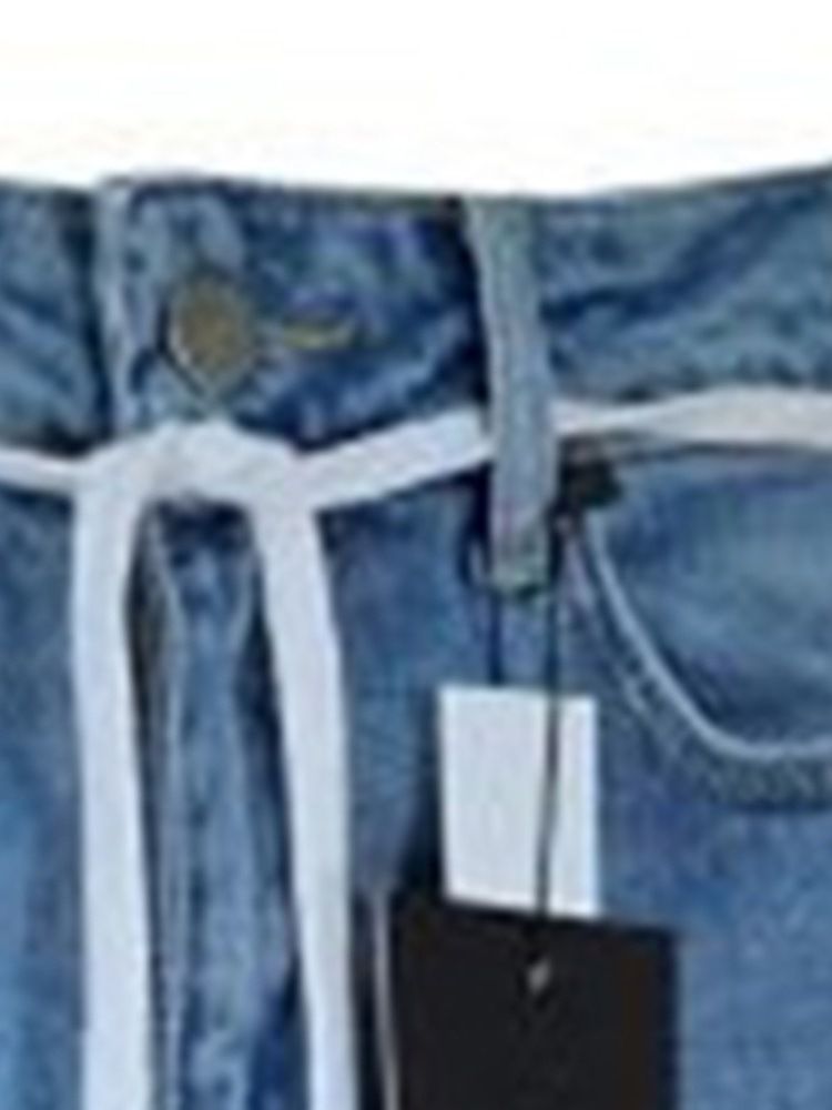 Pocket Jeans Med Midje For Menn