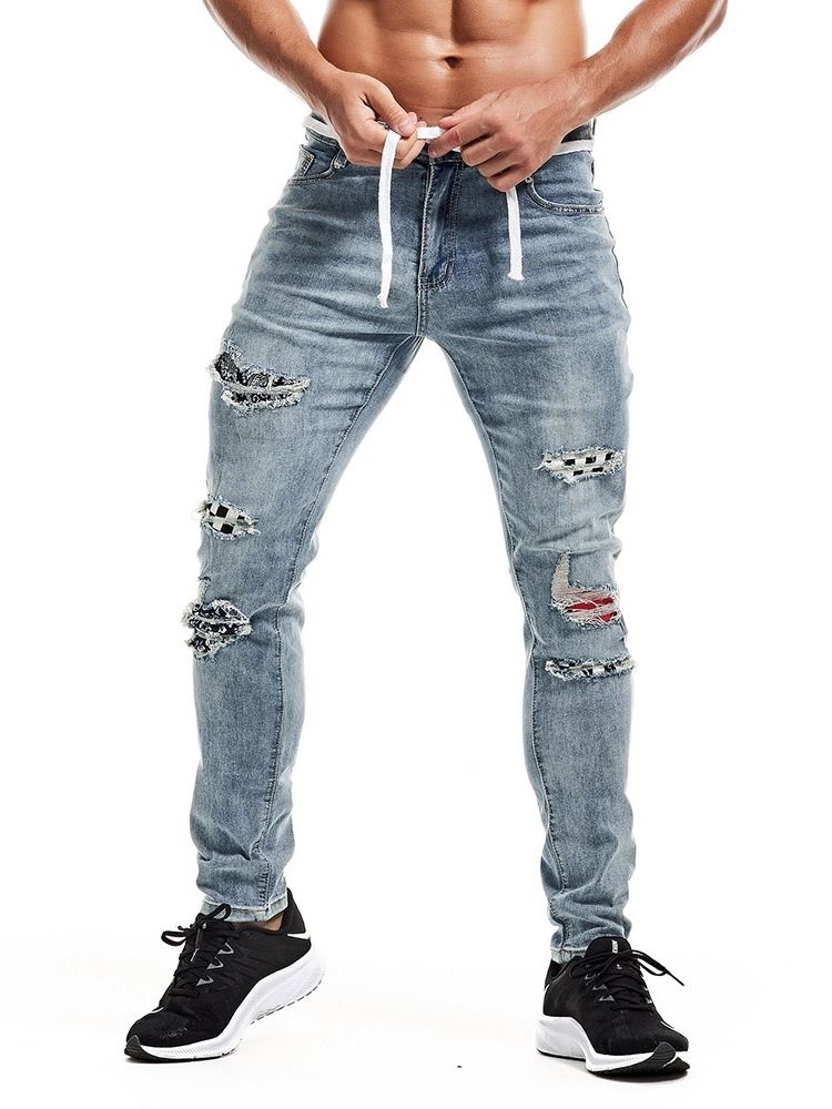 Pocket Vanlig Glidelås Mote Jeans