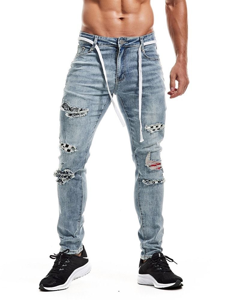 Pocket Vanlig Glidelås Mote Jeans