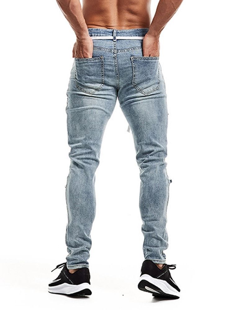 Pocket Vanlig Glidelås Mote Jeans