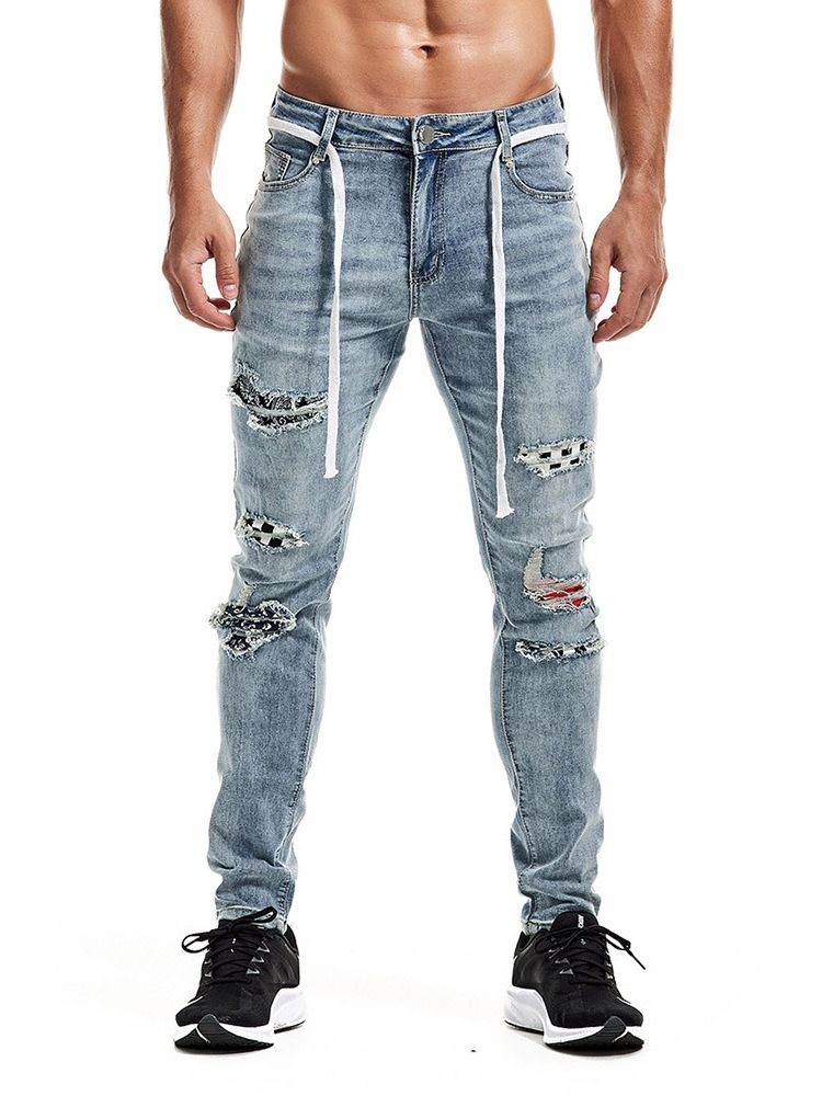 Pocket Vanlig Glidelås Mote Jeans