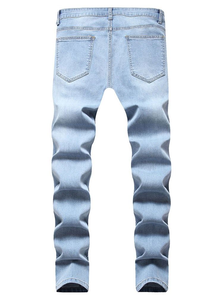 Vanlige Blyantbukser European Zipper Jeans