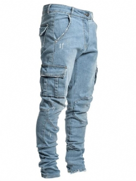 Vanlige Lommeblyantbukser European Zipper Jeans