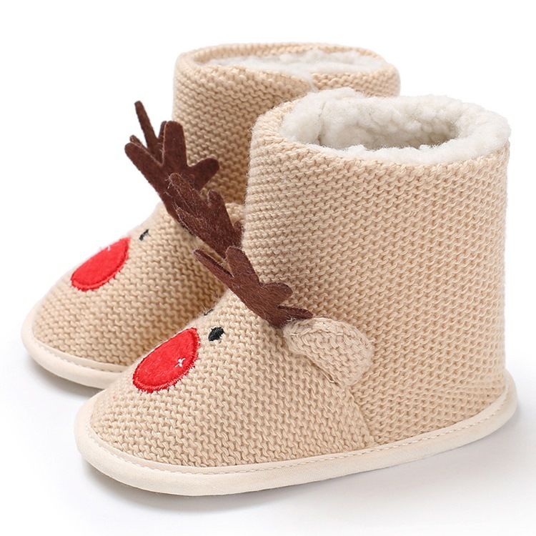 Broderi Slip-On Baby Booties