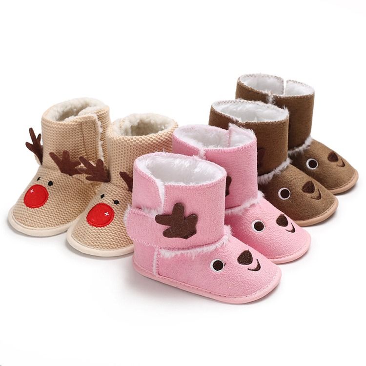 Broderi Slip-On Baby Booties