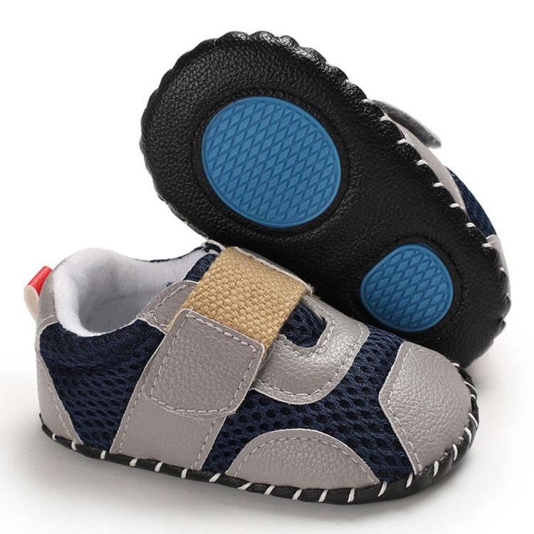 Mesh Patchwork Unisex Babysko