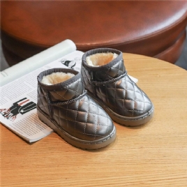 Pu Slip-On Baby Vinterstøvler