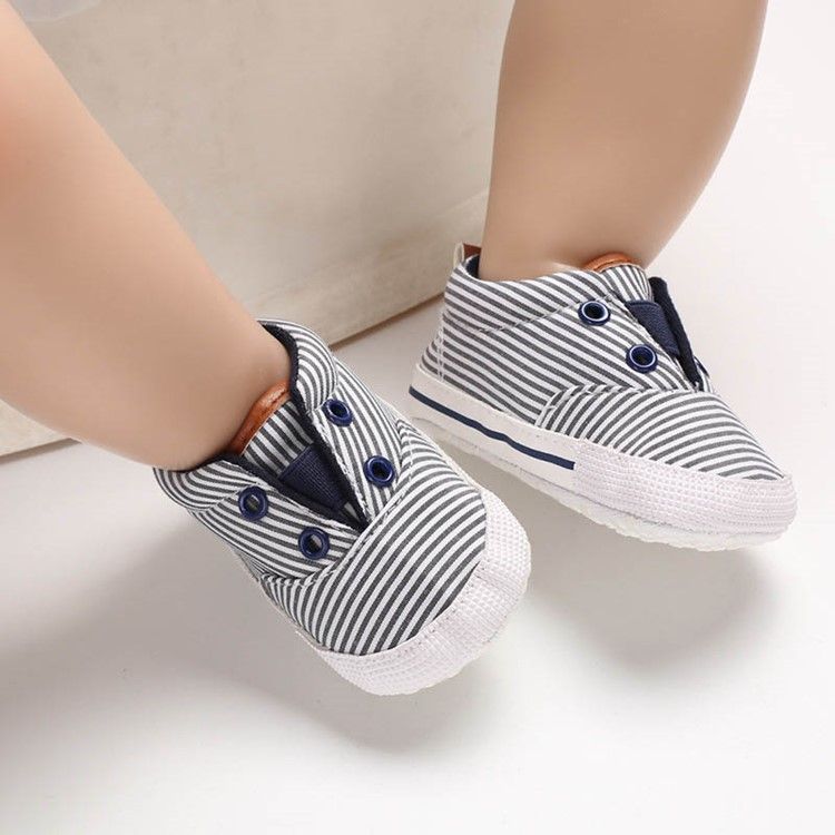 Stripe Slip-On Baby Småbarnssko