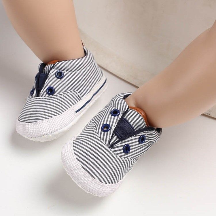 Stripe Slip-On Baby Småbarnssko