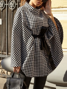 Western Houndstooth Fall Cape