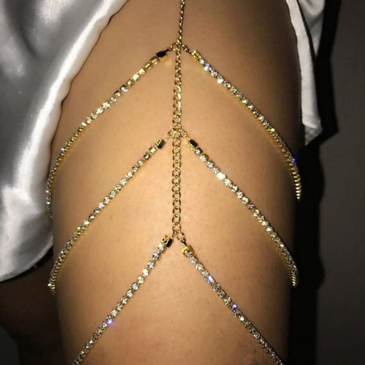 Plain Diamante Anklet (Kun 1 Bilde)