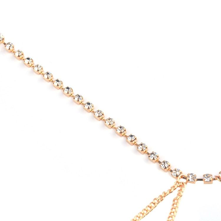 Plain Diamante Anklet (Kun 1 Bilde)