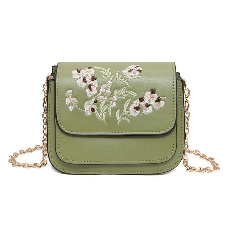 All Match Brodery Multilayer Crossbody Bag