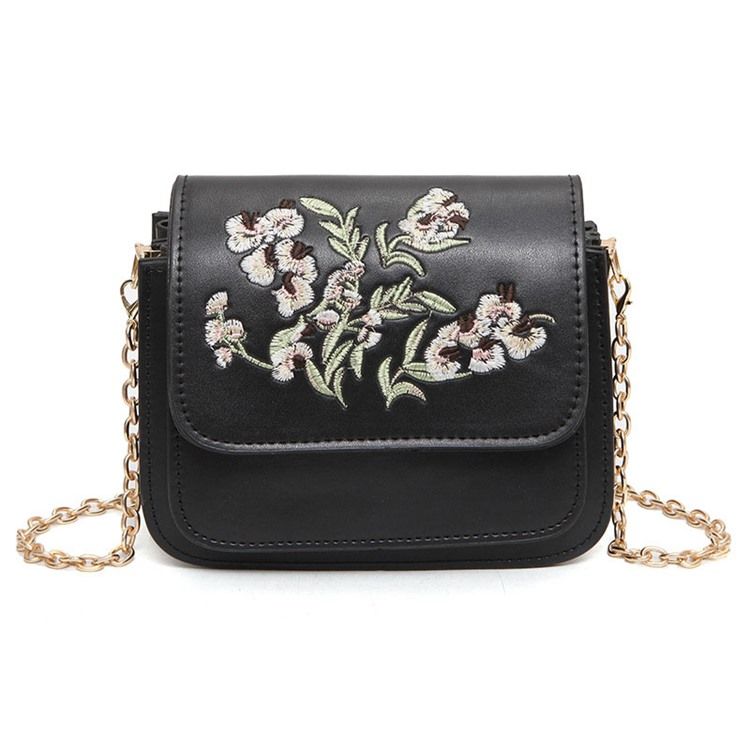 All Match Brodery Multilayer Crossbody Bag