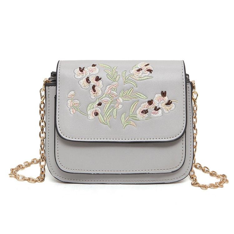 All Match Brodery Multilayer Crossbody Bag