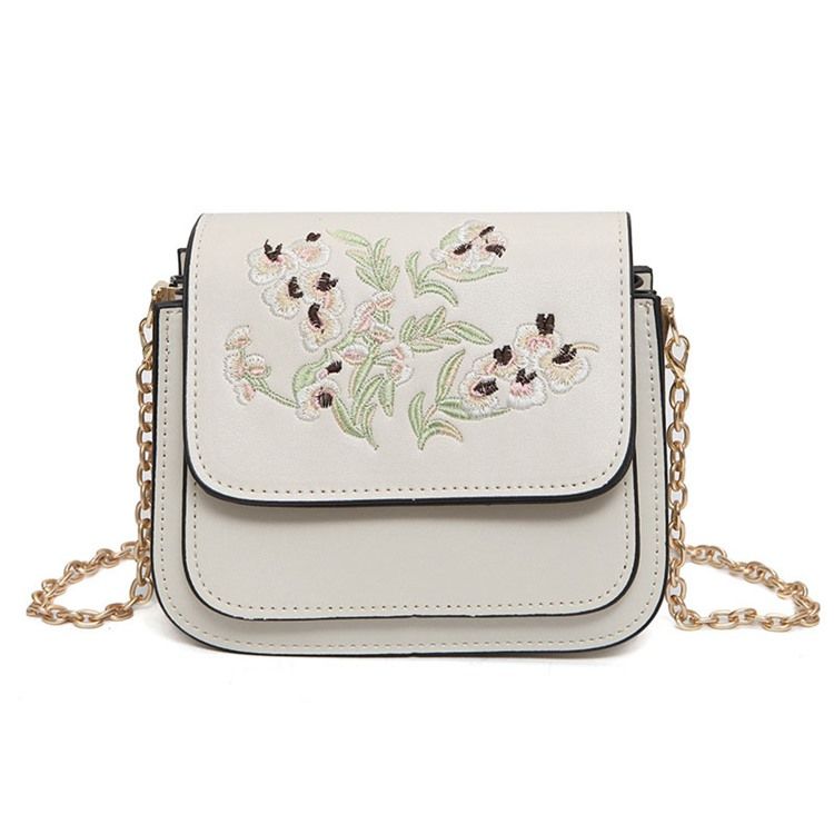 All Match Brodery Multilayer Crossbody Bag