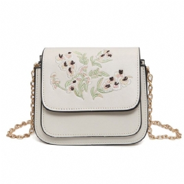 All Match Brodery Multilayer Crossbody Bag