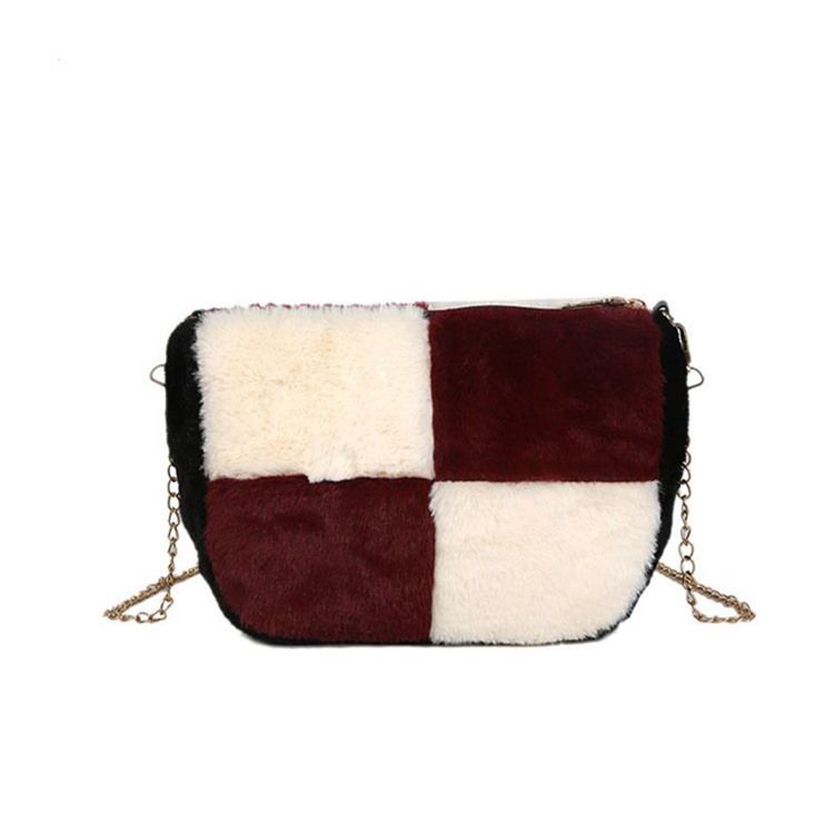 Color Block Saddle Crossbody Bags