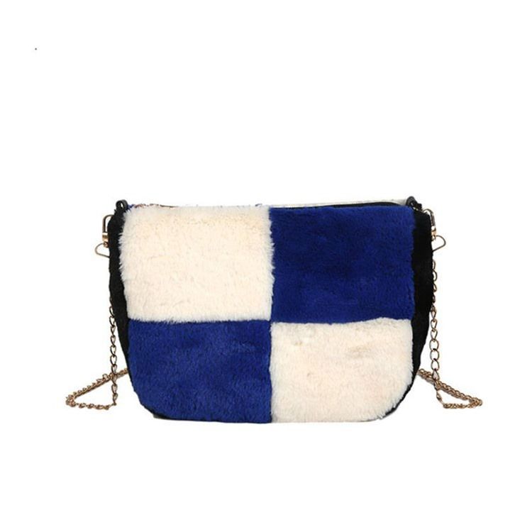 Color Block Saddle Crossbody Bags