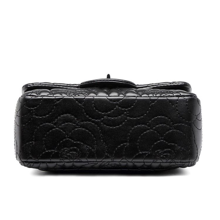 Embossing Floral Pu Rektangel Crossbody-Vesker