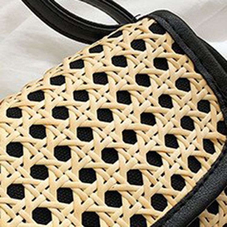 Ensfarget Firkantet Crossbody-Vesker