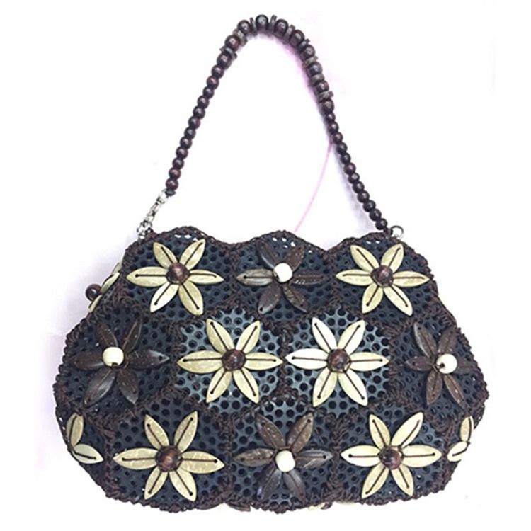 Etnisk Stil Shell Shape Coconut Crossbody Bag