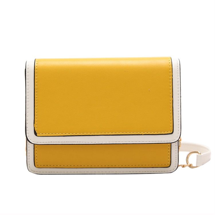 Fresh Style Color Block Crossbody Bag