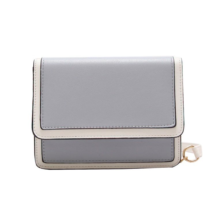 Fresh Style Color Block Crossbody Bag