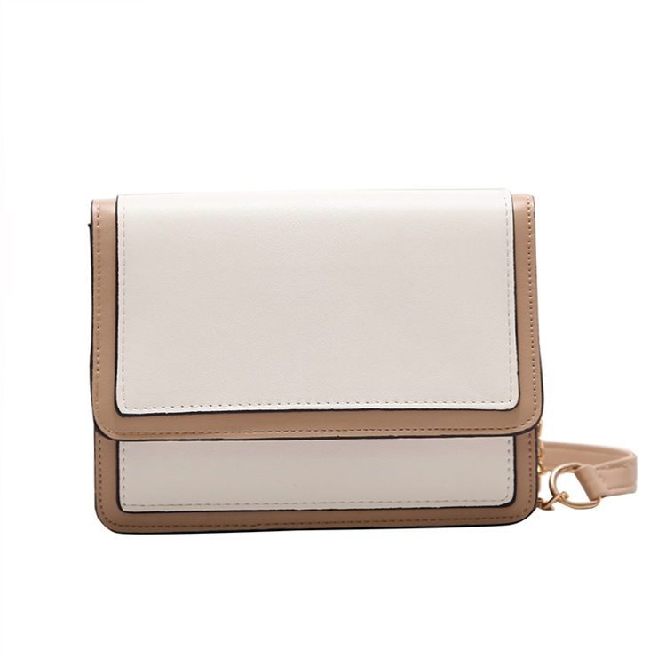 Fresh Style Color Block Crossbody Bag