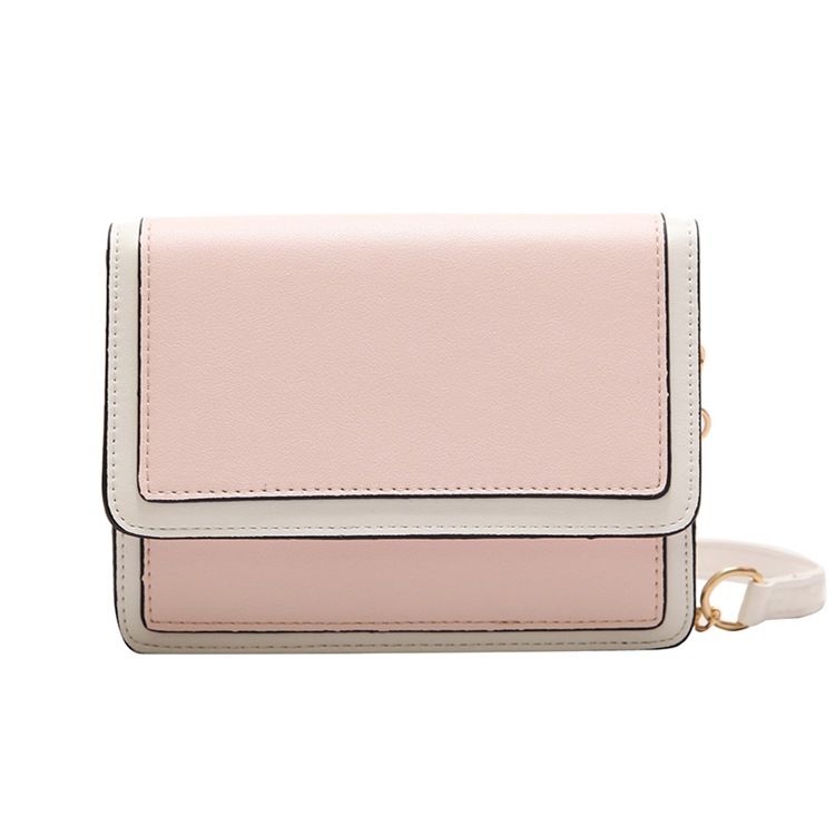 Fresh Style Color Block Crossbody Bag