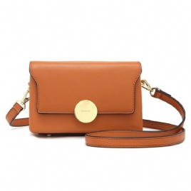 Koreansk Stil Låsdekorasjon Crossbody Bag