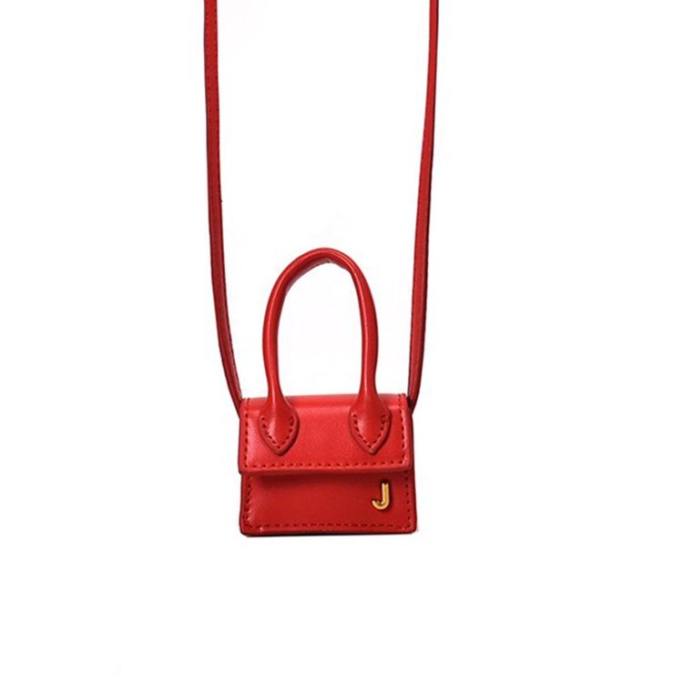 Mini Plain Square Crossbody Bag