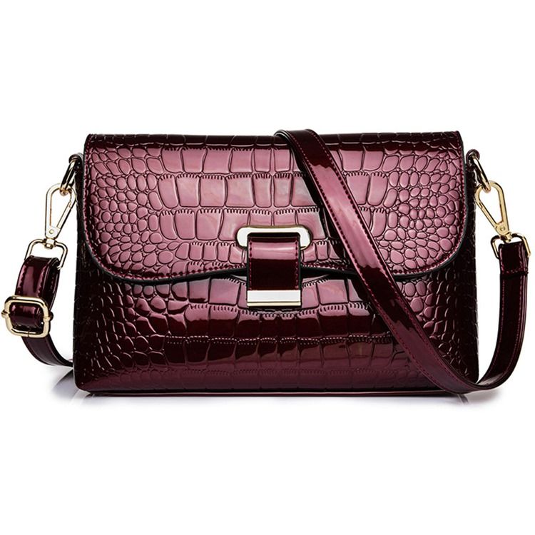 Mote Pu Alligator Crossbody Damevesker