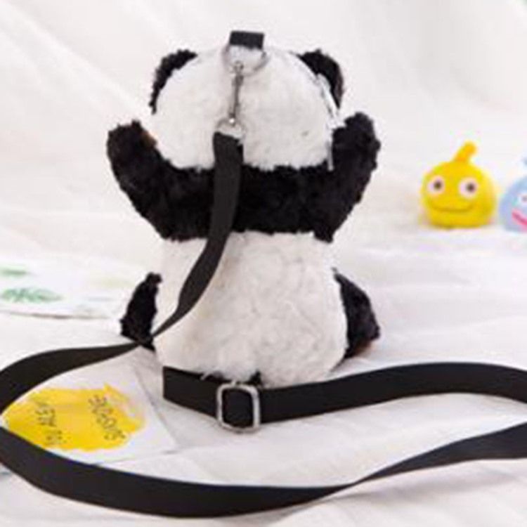 Nylon Panda Crossbody-Vesker