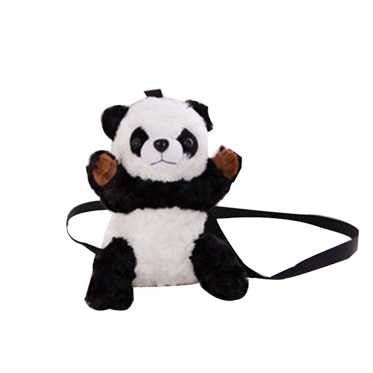 Nylon Panda Crossbody-Vesker