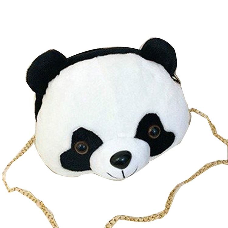 Panda Polyester-Kjede Crossbody-Vesker