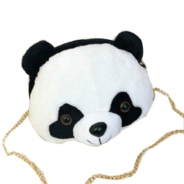 Panda Polyester-Kjede Crossbody-Vesker