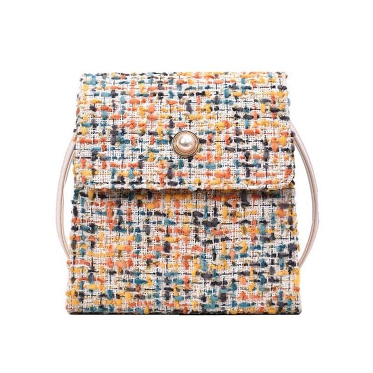 Perler Rektangulære Crossbody-Vesker