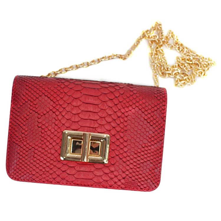 Retro Serpentine Chain Crossbody Bag