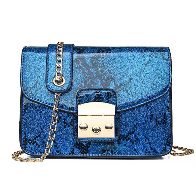 Serpentine Tråd Rektangel Crossbody Vesker