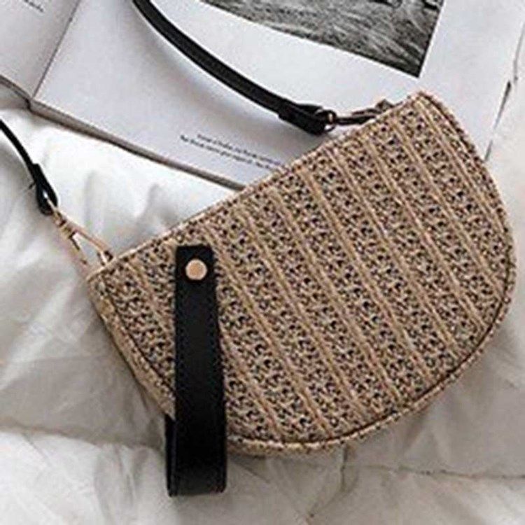 Straw Fashion Crossbody-Vesker