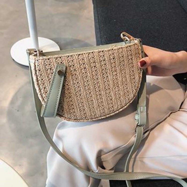 Straw Fashion Crossbody-Vesker