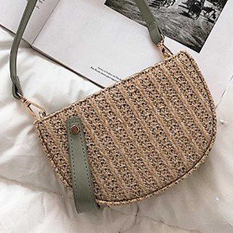 Straw Fashion Crossbody-Vesker