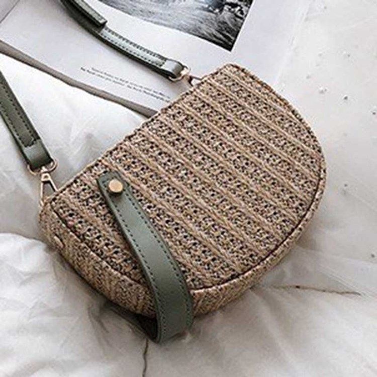 Straw Fashion Crossbody-Vesker