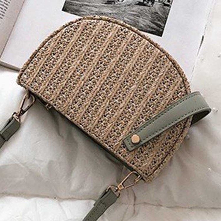 Straw Fashion Crossbody-Vesker