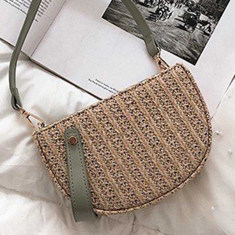 Straw Fashion Crossbody-Vesker